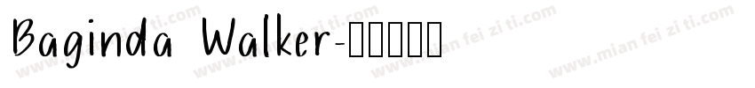 Baginda Walker字体转换